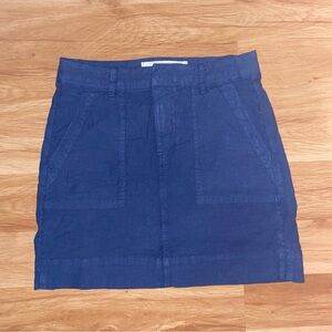 FRANK AND EILEEN Blue Jameson Skirt